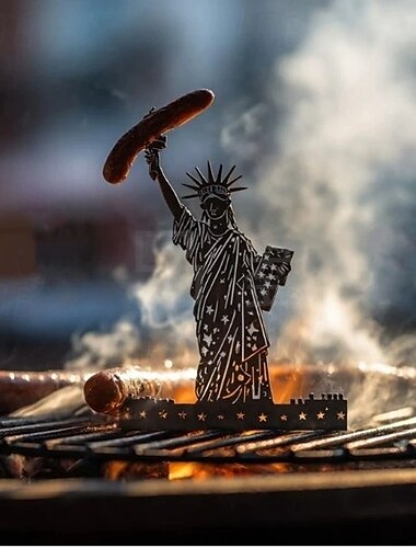  lustiger Monstergrill, Monster-Hotdog-Röster, Grillspieß-Set aus Edelstahl, multifunktionales Werkzeug zum Kochen im Freien, Camping, Partys