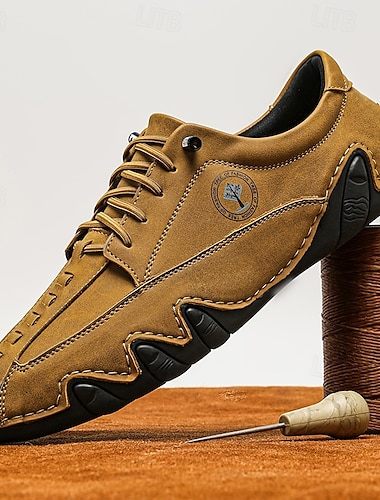  Grüne, lässige Sportschuhe zum Schnüren für Herren – atmungsaktive, leichte Sneaker für Spaziergänge im Freien, Reisen und den Alltag