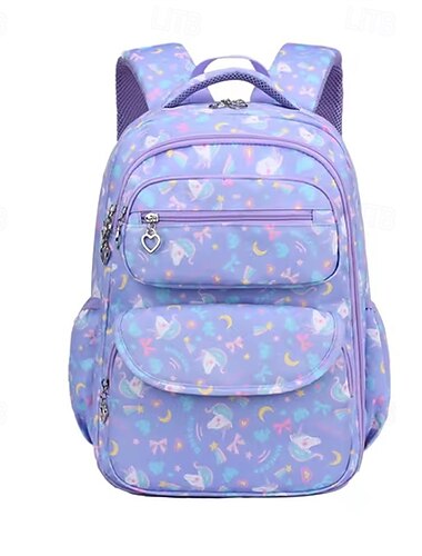  Verschleißfester, ultraleichter Rucksack der Klassen 1–6, erweiterbar, lastreduzierend, atmungsaktiver Rucksack für Grundschulkinder