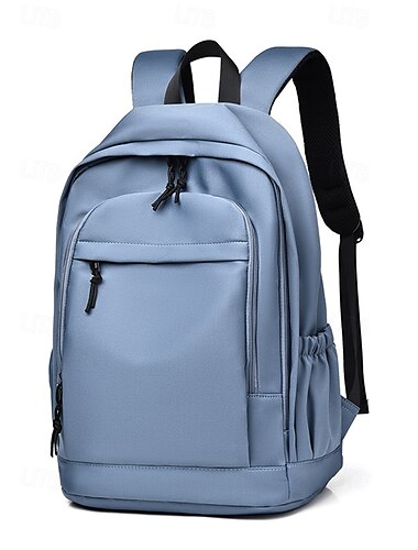  wasserdichter Unisex-Schulrucksack aus kratzfestem Stoff – leichte Laptoptasche mit atmungsaktiven Riemen für Schüler, Pendler und den täglichen Gebrauch