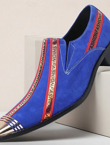  Rote Leder-Stiefeletten für Männer im Slip-On-Stil mit goldener Spitze und einzigartigem Druckstreifen – moderne Western-Stiefel für lässige Alltagsbekleidung