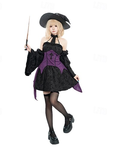  Magische Frauen Maskerade Halloween Damen Erwachsene Karneval Halloween Halloween Karneval Maskerade Einfaches Karnevalskostüm