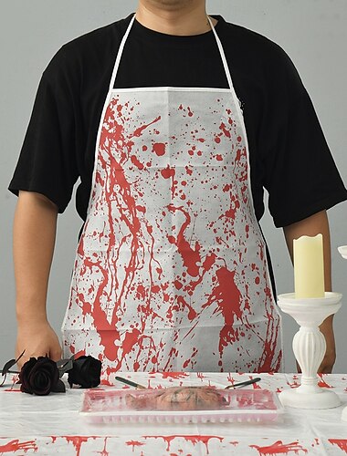  αξεσουάρ για το Halloween στο Amazon, καυτές πωλήσεις, αιματηρή ποδιά, σπίτι φαντασμάτων, αξεσουάρ διακόσμησης χώρου πάρτι τρόμου