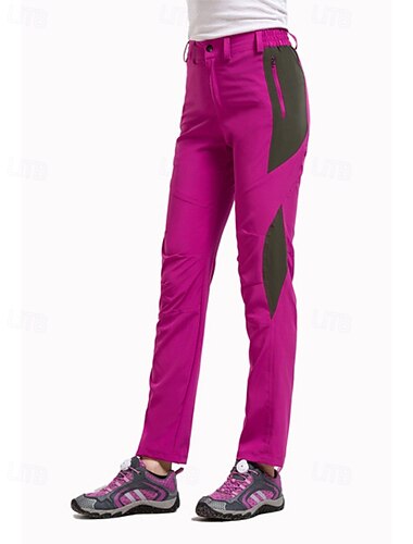  Dámské Kargo kalhoty Kalhoty Šik ven Na běžné nošení Plná délka Přírodní Slátanina Slátanina Kapsy Pohodlný Venkovní Pohodlné Dovolená Víkend Jezerní modrá Fuchsiová Podzim Běžný