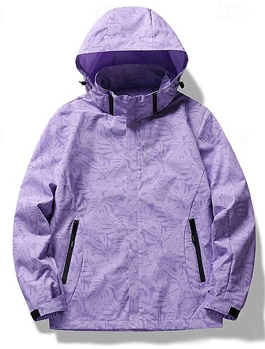  Women's Windbreaker Outdoor Jacket Hiking Jacket Outdoor Waterproof Windproof Hiking Outfits Hiking Clothes Spring Autumn / Fall Top Camping / Hiking / Caving Traveling Black White Pink