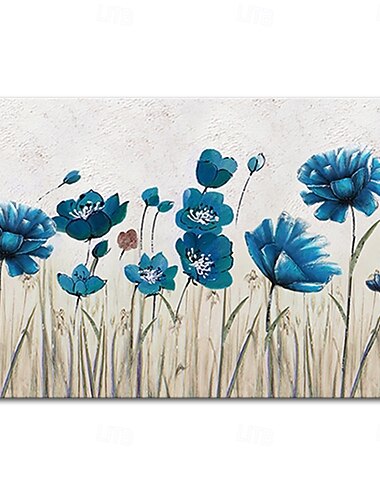  Mintura handgemaakte bloemen olieverfschilderijen op canvas wanddecoratie moderne abstracte afbeelding voor huisdecoratie opgerold schilderij zonder lijst, niet uitgerekt