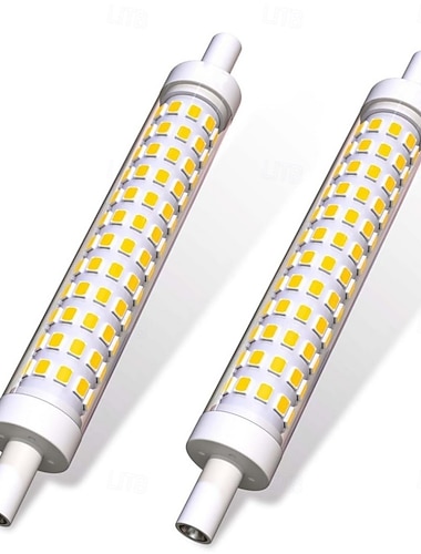  R7S 118mm LED電球 78mm 220V 両端J型投光器 調光可能 5W 9W 景観照明 フロアランプ用 2個