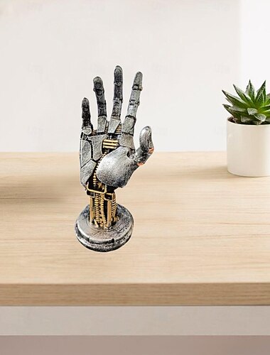 Generic Modern Robotic Hand Sculpture for Gaming Display
