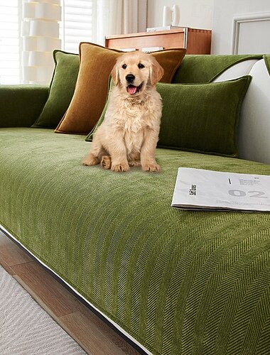  כיסוי ספה מבד שניל אדרה לבעלי חיים, עמיד למים ונוגד עכירות, ידידותי לחיות מחמד