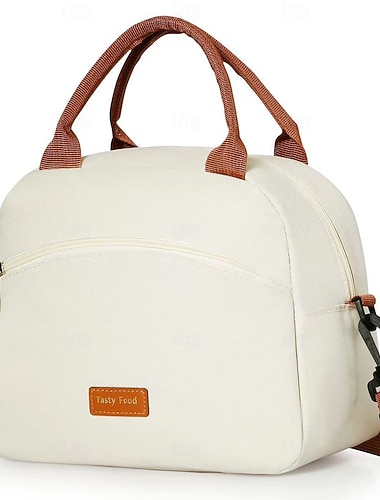  borsa per il pranzo per le donne &Borsa termica multifunzionale per bento da uomo, per il ritorno a scuola, l'ufficio, il picnic, l'escursionismo, la spiaggia, capiente borsa porta pranzo con tracolla