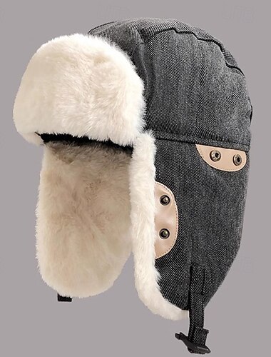  Cappello da aviatore Cuffia con paraorecchie Cappuccio termico Cappello Antivento Caldo Inverno Unisex Campeggio / Escursionismo / Speleologia Attività