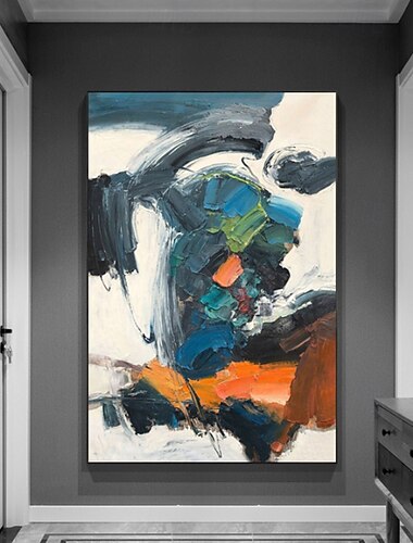  håndlaget oljemaleri lerret veggkunst dekorasjon moderne abstrakt for hjemmedekor rullet rammeløs ustrukket maleri