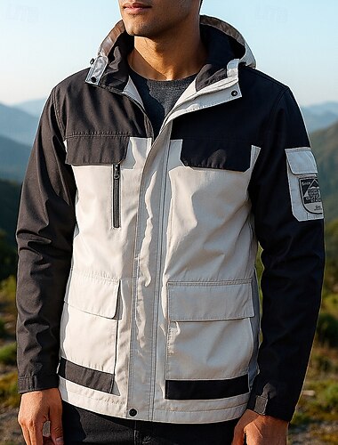  Per uomo Giacca a Vento Giacca softshell Esterno Impermeabile Antivento Abbigliamento da trekking Abbigliamento da trekking Primavera Autunno Top Campeggio / Escursionismo / Speleologia Corsa