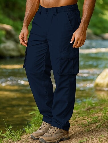  Pánské Kargo kalhoty Dağcı Pantolonu Venkovní Běžný Voděodolný Větruvzdorné Spodní část oděvu Kapsy Černá Armádní zelená Outdoor a turistika Běh S M L XL XXL