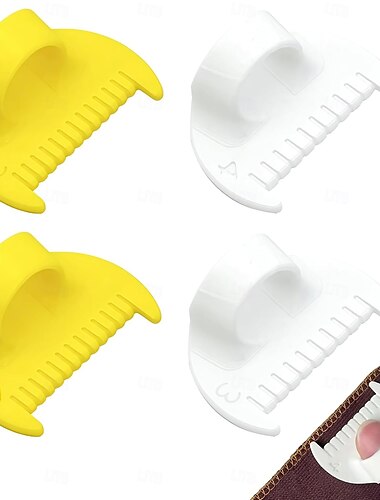  4/8 pezzi di strumento per cucire bordi e per la chiusura a scatto per principianti e anziani, strumento di assistenza per il cucito fai da te, accessorio per modelli di cucito domestico per tessuti,