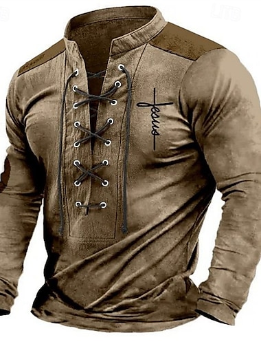  Hombre Sudadera Azul Piscina Caqui Gris Cuello Mao Bloque de color Cruz Acordonado Retazos Deporte Diario Festivos Poliéster Ropa de calle Básico Casual Primavera Otoño Ropa Sudaderas con capucha