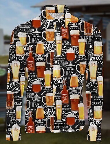  Oktoberfest Bière Blouse / Chemise Bavarois Munich Allemand Graphique Pour Homme Adulte Carnaval Oktoberfest Impression 3D Vacances Soirée
