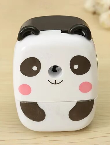  Taille-crayon en forme d'animal, dessin animé, panda, tigre, fournitures scolaires pour enfants, maison, bureau, bureau