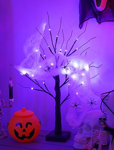  juletre Trådløs Fra / Til Høsttakkefest Halloween Usb 1 stk