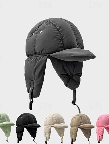  Cappello da aviatore Cuffia con paraorecchie Cappuccio termico Cappello Impermeabile Antivento Caldo Inverno Unisex Campeggio / Escursionismo / Speleologia Attività