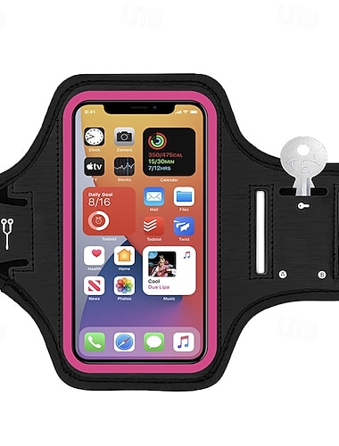  Estuche de brazalete Brazalete para correr Soporte para correr para iPhone para Maratón Correr Corriendo Bolsas de Deporte Pantalla Táctil Resistente al Agua Banda reflectante Tactel Hombre Mujer