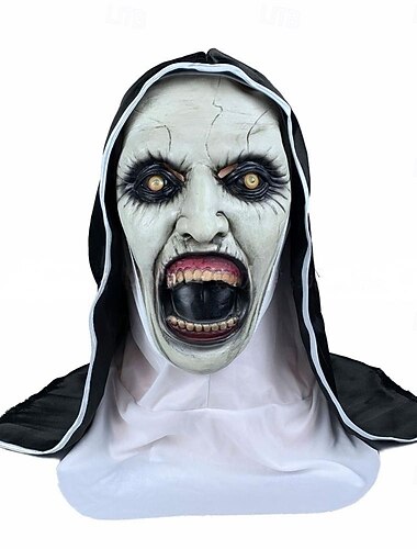  Duch předvečer Všech svatých Maska Realistická maska Jeptiška Horor Strašidelný Full face Dospělé Pánské Dámské Unisex předvečer Všech svatých Karneval Výkon Párty Jednoduché Halloweenské kostýmy