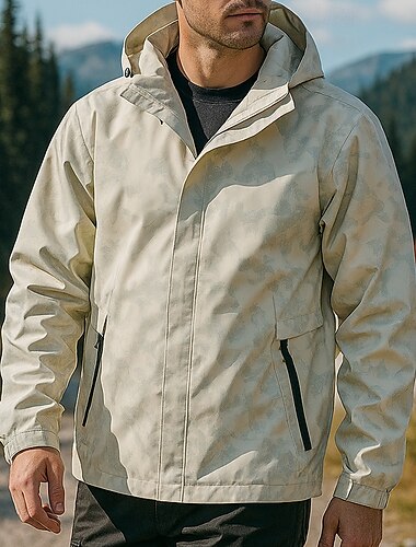  Per uomo Giacca a Vento Giacca da escursionismo Giacca rigida Esterno Impermeabile Antivento Abbigliamento da trekking Abbigliamento da trekking Primavera Autunno Top Campeggio / Escursionismo