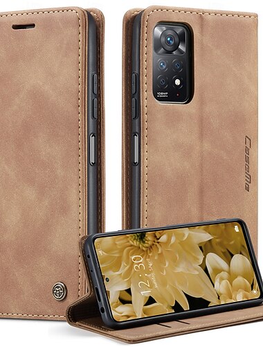  Handy Hülle Handyhüllen Für Xiaomi Universal Brieftaschenhülle Flip-Cover Ständer Stoßfest TPU PU-Leder