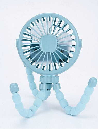  Ventilátor do kočárku pro děti, ruční dobíjecí USB bezlopatkový malý skládací ventilátor mini ventilátor tichý stolní venkovní chladič krční ventilátor