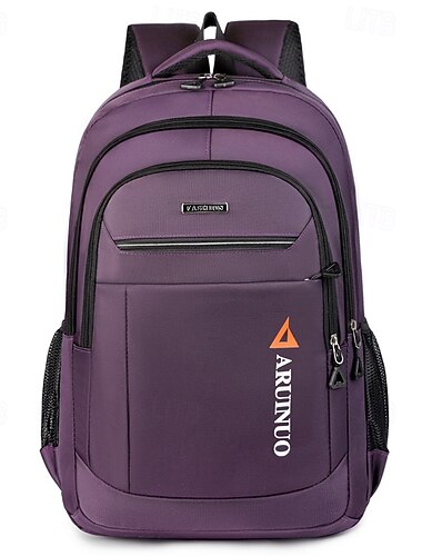  Pánský fialový batoh na notebook – voděodolná školní taška pro studenty vysokých škol a každodenní dojíždění