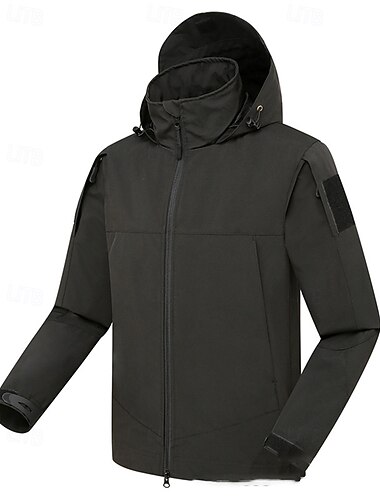  Miesten Tuulitakki Softshell-takki Ulko- Vedenkestävä Tuulenkestävä Vaellusasut Vaellusvaatteet Kevät Syksy Topit Metsästys Telttailu / Retkely / Luolailu Matkailu Yhtenäinen väri Musta Vihreä Khaki