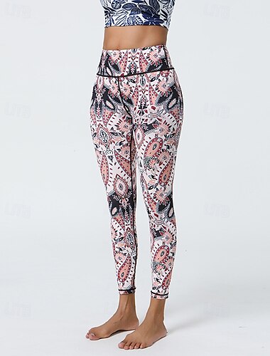  Jambières Capri Leggings de yoga Femmes Contrôle du ventre Salle de sport Athlétique Pilates Bas Taille haute Automne Des sports Tenues de Sport Coupe ajustée Noir Blanche