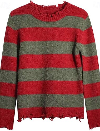  Freddy Krueger předvečer Všech svatých Kostým Svetr Skokan Noční můra v Elm street Horor Strašidelný kostým Dětské Dospělé Unisex předvečer Všech svatých Karneval Výkon Párty Jednoduché Halloweensk