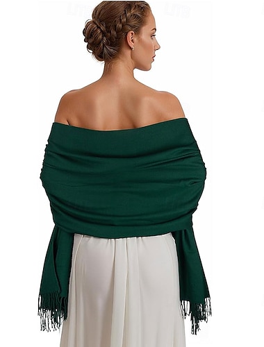  Пашминовые шали-накидки для женщин, большой зимний шарф, мягкие шали и палантины для вечерних платьев, шаль для свадьбы