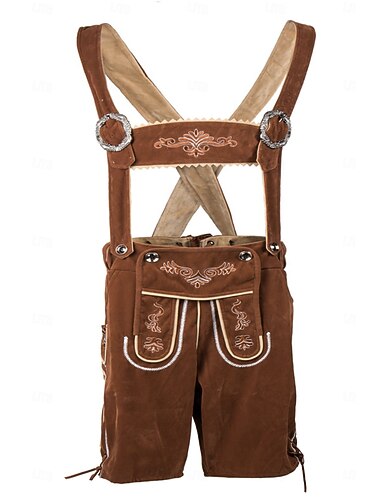  Oktoberfest Lederhosen Bavarian Duits München Weiden Voor heren Carnaval Feest Bierfestival Doek in traditionele stijl