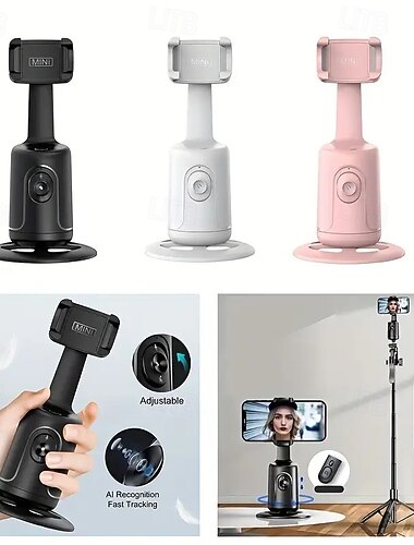  produttore intelligente riconoscimento facciale intelligenza artificiale 360 telefono cellulare testa jitterbug live autoscatto panoramico follow shot anti-shake
