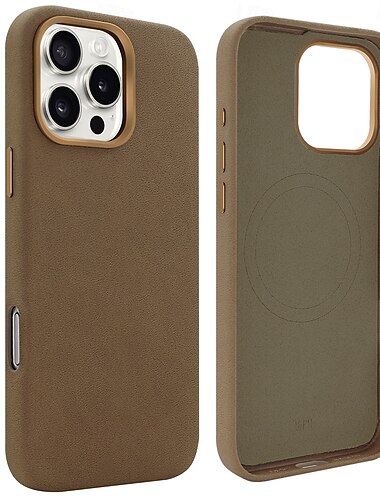  telefon fodral Till iPhone 16 iPhone 16 Pro iPhone 16 Pro Max iPhone 15 iPhone 15 Pro Max Skal Magnet Stötsäker Kontor / företag TPU PU läder