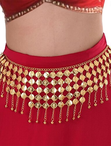  buikdans heupsjaal riem met munten buikdansrok danser riem voor buikdans halloween kostuum accessoire