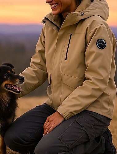  Hombre Mujer Unisexo Chaqueta Softshell Chaqueta para senderismo Al aire libre Térmico Impermeable Resistente al Viento Templado Trajes de senderismo Ropa de senderismo Invierno Otoño Chaqueta Pesca