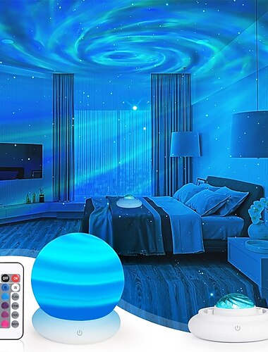  galaxis csillag 3D projektor lámpák hálószobába 15 színű éjszakai fény távirányítóval aurora projektor vezeték nélküli gyerekszoba dekoráció hálószoba parti ajándék