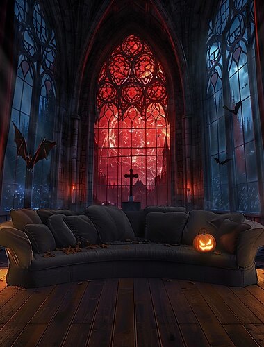  טפסטי תלוי Halloween תמונת טירה ישנה רקע ג'ק או פנס אמנות קיר טפסטי גדול קישוט מייבש וילון דקורציה לבית חדר שינה סלון סלפי מוות