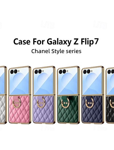  電話 ケース 用途 サムスンのギャラクシー Zフリップ7 Zフリップ6 Z Flip 5 Z Flip 4 Z Flip 3 バックカバー リングバックル 耐衝撃 レトロ風 TPU PUレザー