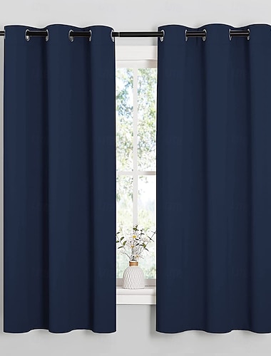  tende oscuranti ad alta densità, tende con isolamento termico intrecciate con precisione per il soggiorno &camera da letto, tenda oscurante per finestre, qualità premium