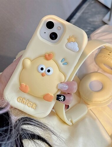  telefon Etui Til iPhone 16 Pro Max Plus 15 14 Pro Max Plus 13 Pro Max Bagcover Genoplev stress Stødsikker 3D-tegneseriefigur Silikone