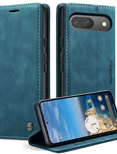  טלפון מגן עבור גוגל Pixel 9 Pro Pixel 9 Pro XL Pixel 8 פיקסל 9 Pixel 7 Pixel 6 מארז כרטיס ארנק כיסוי הפוך רגלית עמיד בזעזועים TPU עור PU