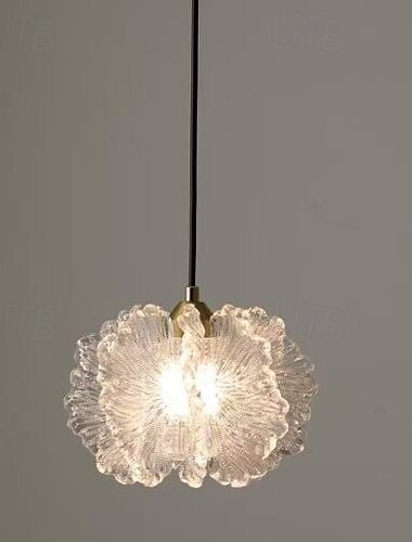  pendellamper stilig glass 1 pendellamper belysning skandinavisk LED-pære kompatibel glassform kjøkkenbelysning
