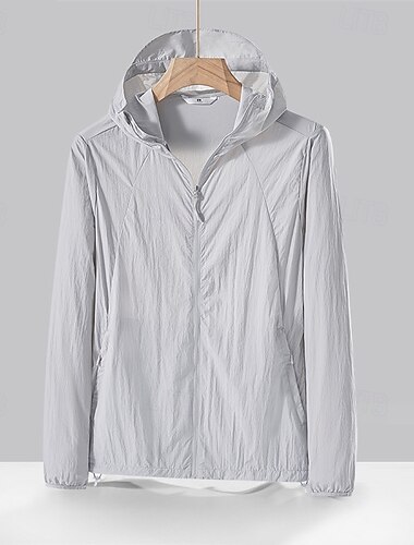  Hombre Chaqueta para exteriores Chaqueta para senderismo Chaqueta de protección solar Al aire libre Protección Solar Trajes de senderismo Ropa de senderismo Verano Primavera Camiseta Camping