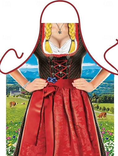  Tablier Oktoberfest dirndl lederhosen Oktoberfest / bière Bavarois Couple bavarois Bavarois Munich Wiesn Wiesn style traditionnel des femmes