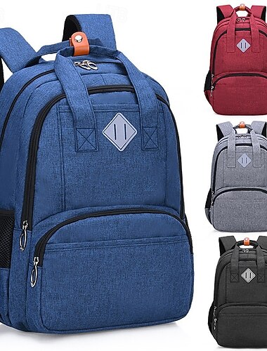  Zaino scolastico classico unisex – zaino leggero multicolore con porta di ricarica USB e ampia capacità di archiviazione