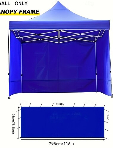  Tenda a scomparsa istantanea, protezione esterna in tessuto, telo di base spesso, perfetto per tende da campeggio e gazebo (nessuna struttura o parte superiore inclusa), utilizzo laterale, facile da